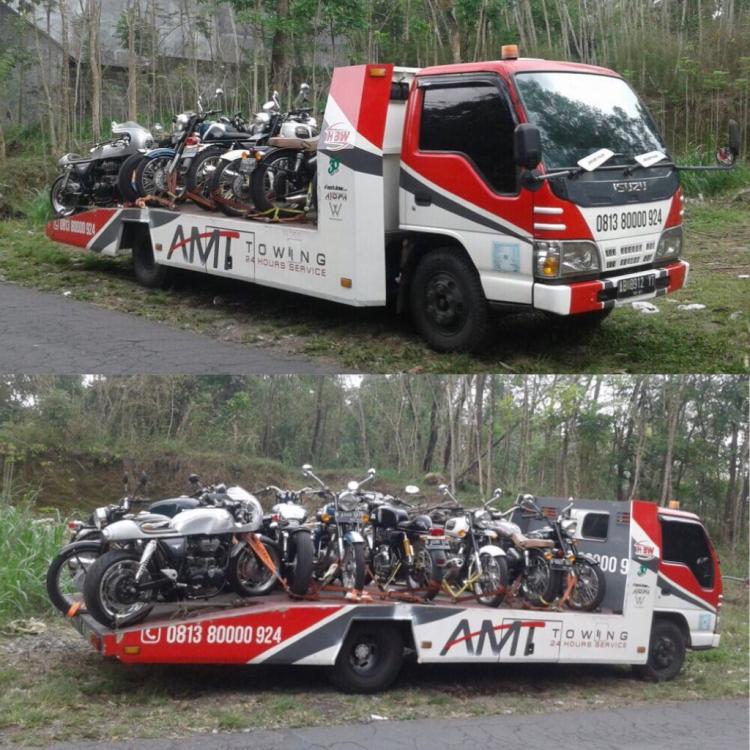 Towing Moge Motor Klasik Jogja Jakarta Bandung